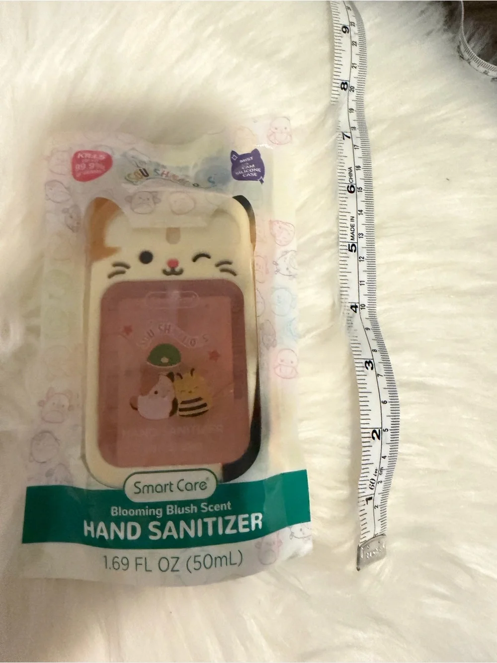 Smart Care Blooming Blush Scent Hand Sanitizer with Cute Cat Holder - Pink